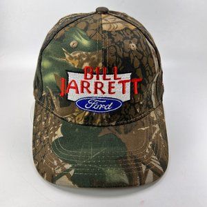 Bill Jarrett Ford Strap Back Cap Hat Hammette Outdoor Green Camouflage Mens